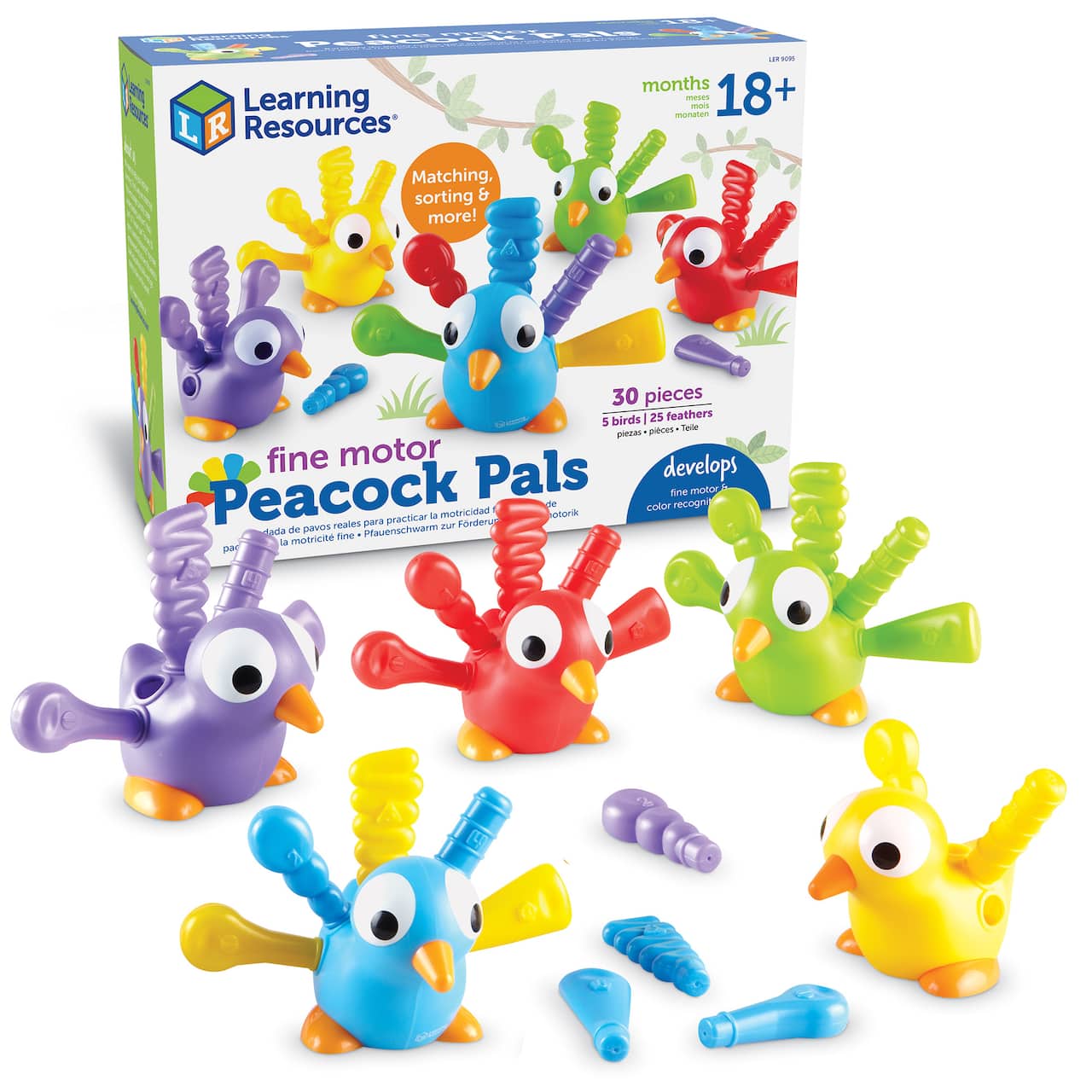 Learning Resources Fine Motor Peacock Pals